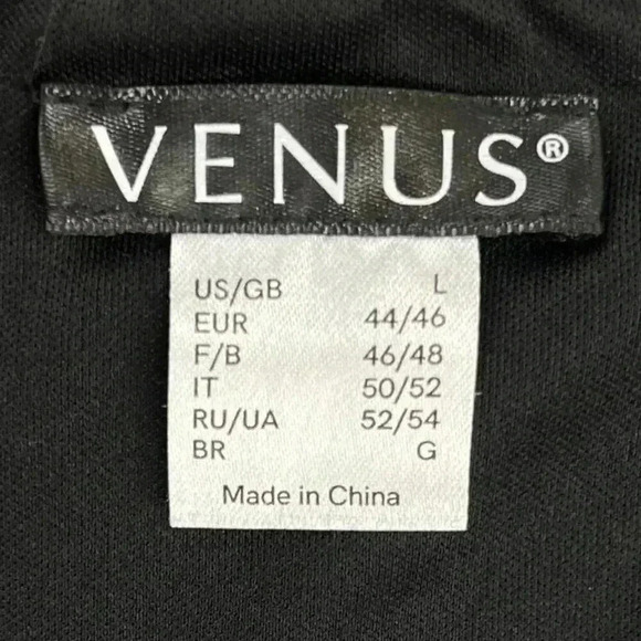 VENUS off shoulder sequin  ladies‎ dress black silver Large - Picture 8 of 10